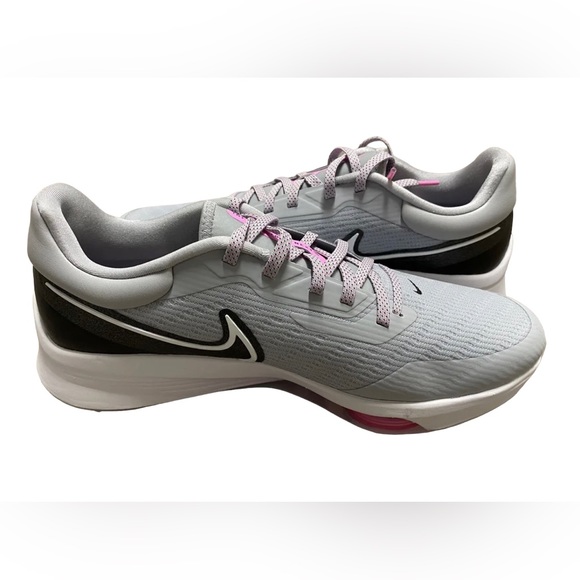 Nike Air Zoom Infinity Tour Next Golf Shoes Wolf Grey Pink DC5221-060 - Picture 5 of 6